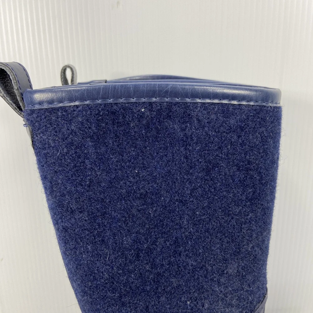 UGG Reignfall Tall Rain Boots‎ Knee High Pull On Navy Blue Womens Size 6